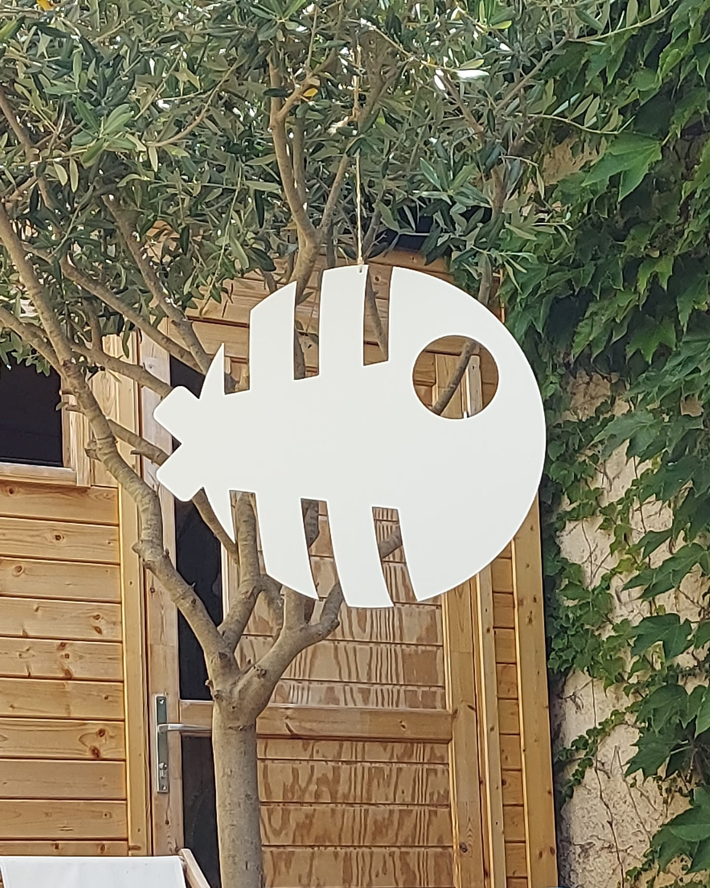 POISSON ARÊTE SUSPENDU