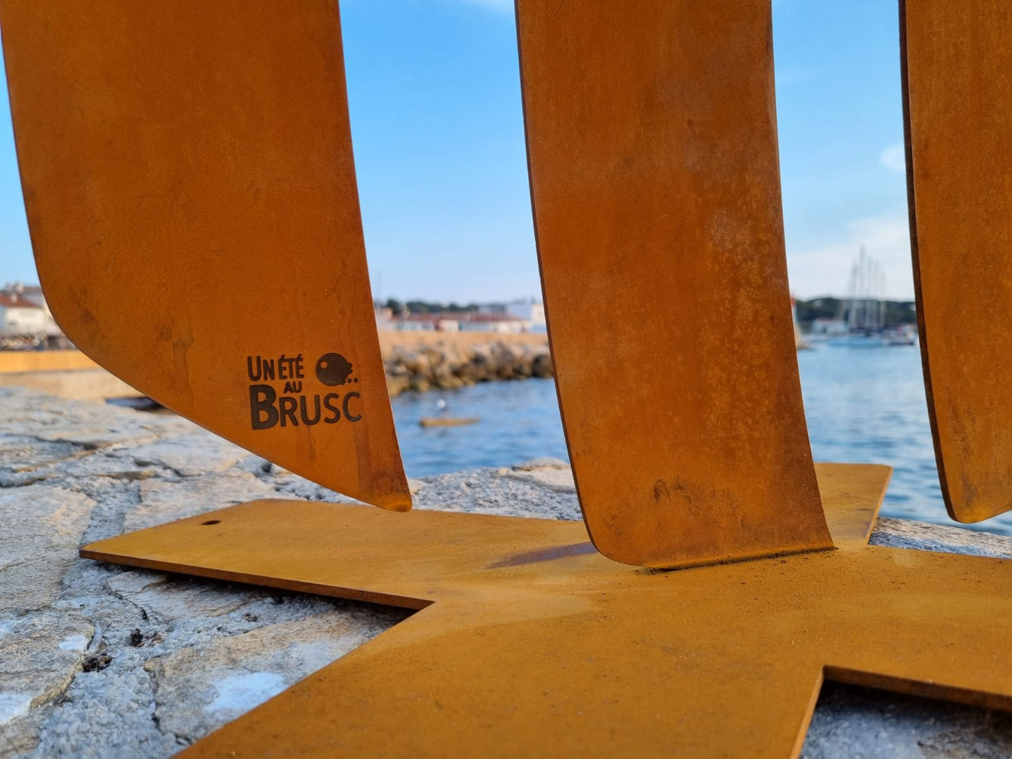 POISSON ARÊTE A POSER - Acier CORTEN