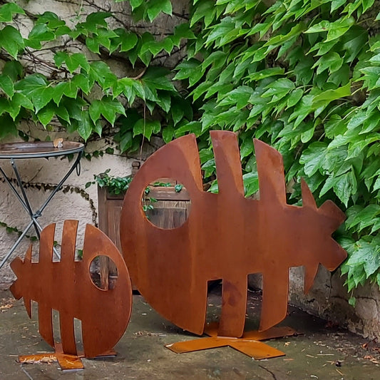 POISSON ARÊTE A POSER - Acier CORTEN